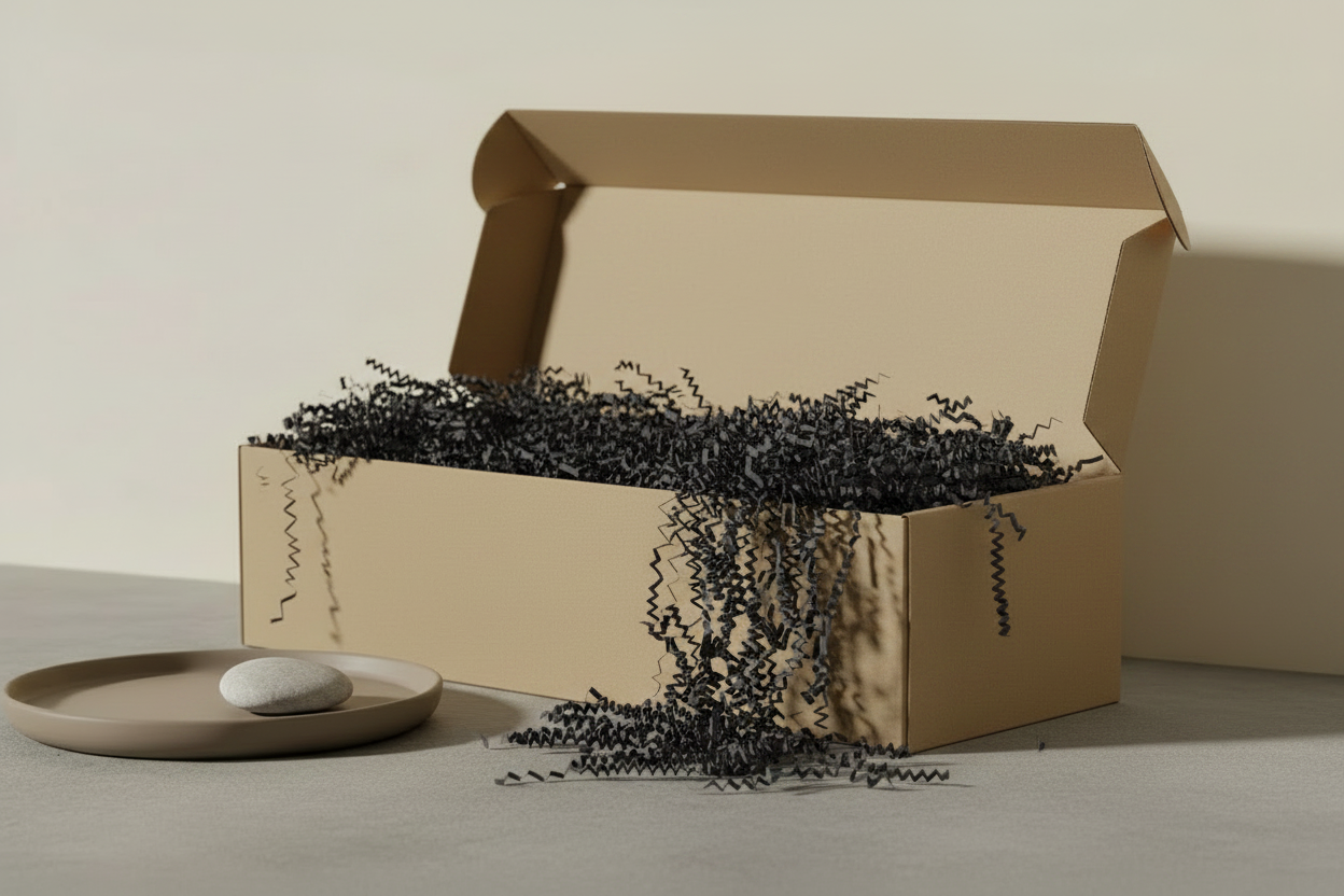 NutritionalNeeds Box with Black Shredded Paper